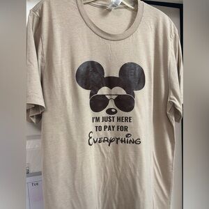 Beige Graphic T-Shirt